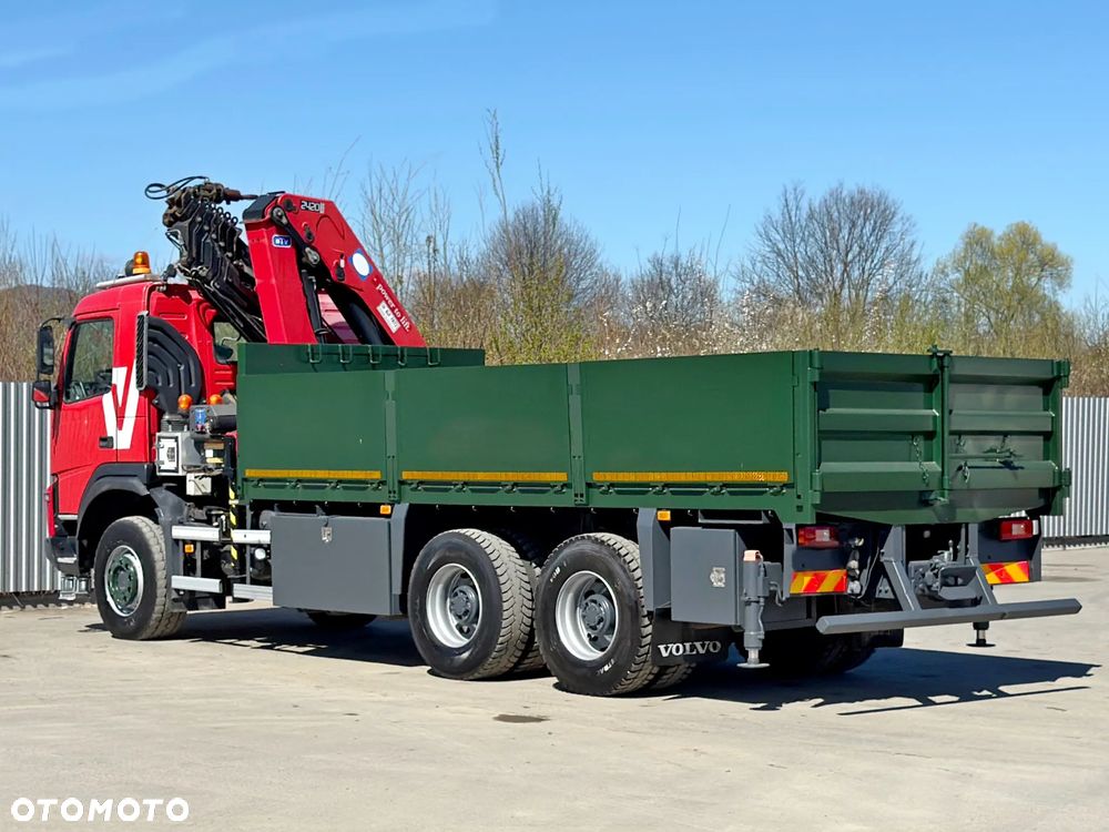 Volvo FMX 420 * Skrzynia 5,80m * HMF 2420 K8 + PILOT / 6x6 * STAN BDB - 6