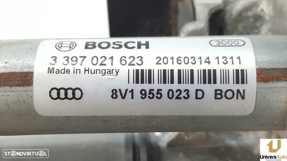 MOTOR LIMPA-VIDROS FRONTAL AUDI A3 SPORTBACK (8VA) ATTRACTION - 2