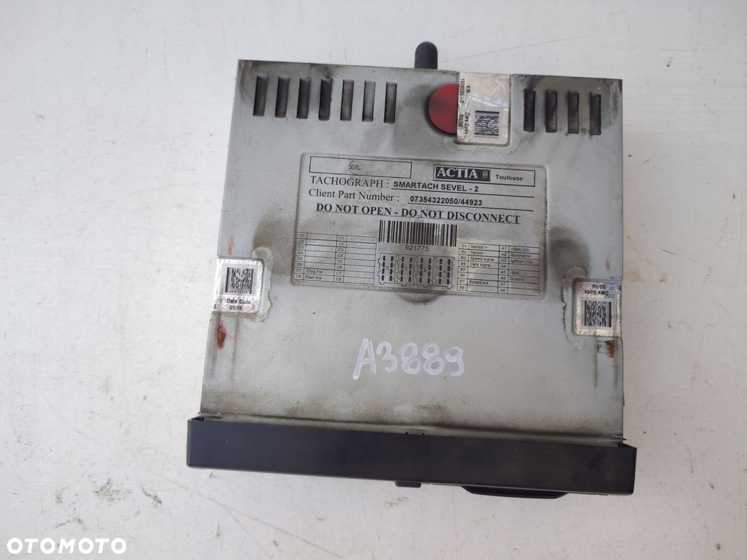Tachograf ACTIA PEUGEOT BOXER II DUCATO III JUMPER 06-14 07354322050 - 2