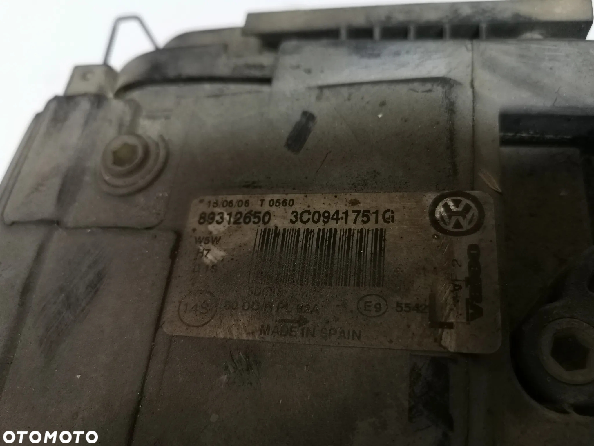 VW Passat B6 Lampa Lewa BI-Xenon Skrętny 3C0941751G - 8