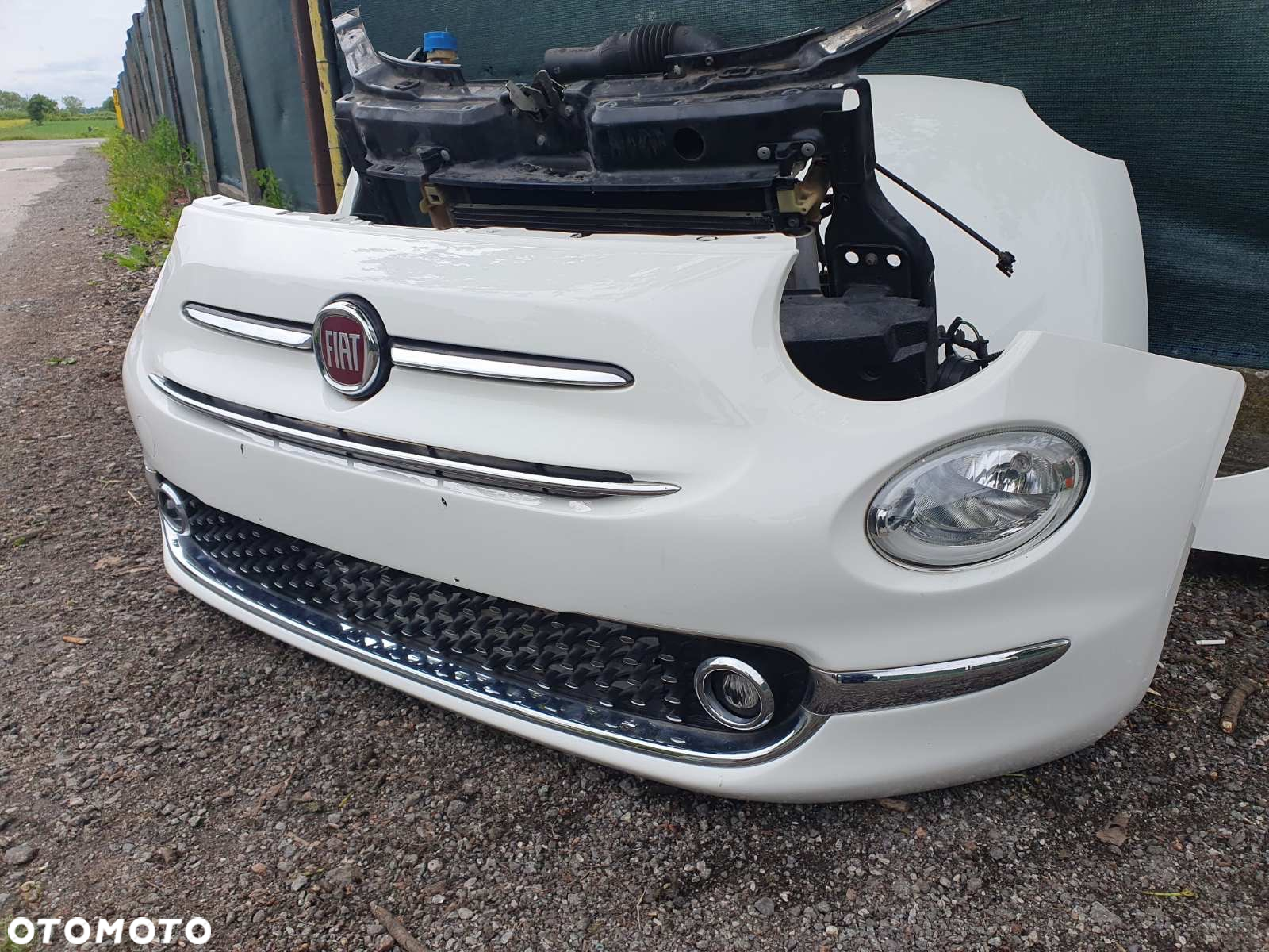 BŁOTNIK PRAWY MASKA PAS PRZEDNI FIAT 500 LIFT KOD 549/B - 3