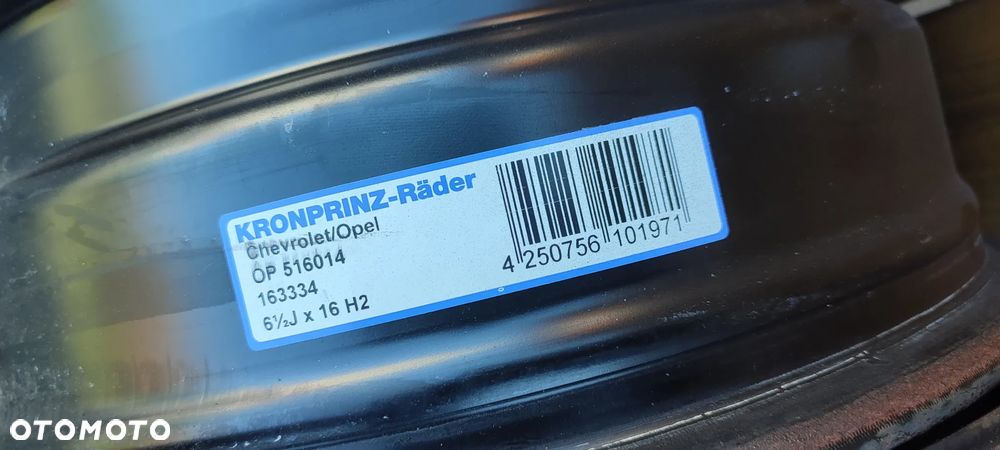 FELGI STALOWE 5x115 6.5Jx16 CALI ET41 OPEL ASTRA ZAFIRA CHEVROLET CRUZE KOMPLET 4 SZTUKI - 8