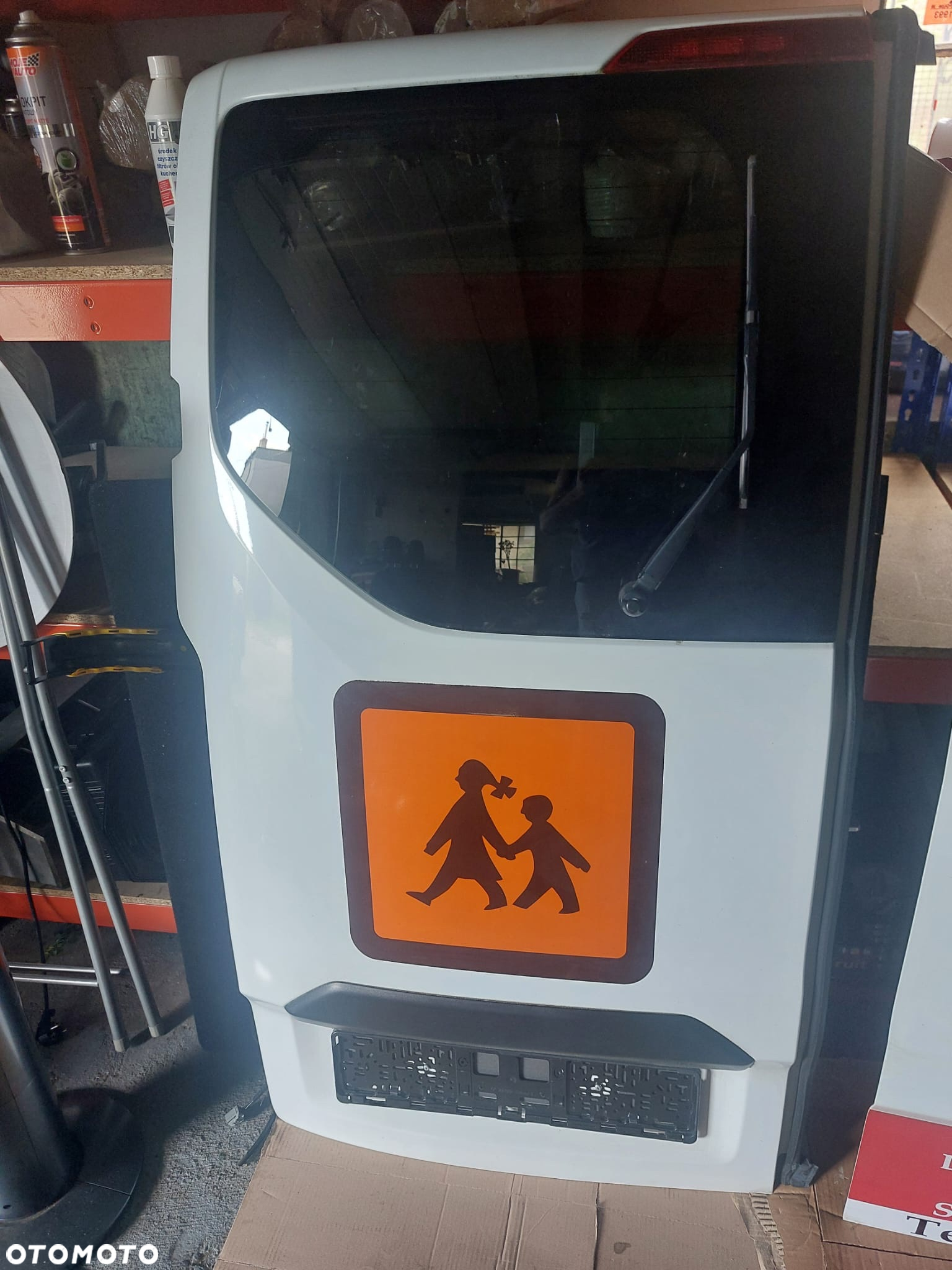 Drzwi boczne przesuwne prawe FORD TRANSIT TOURNEO CUSTOM LIFT 2019-> 23r oryginalne kompletne białe - 4