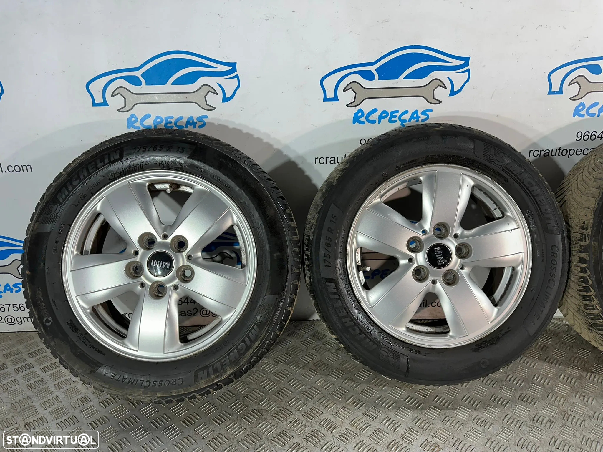 .Conjunto Jantes 15 Mini Cooper One 5x112 5.5J ET46 6855101 - 6