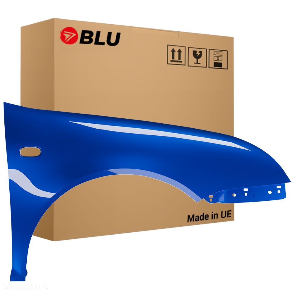 BLU Błotnik VW BORA LA5W prawy niebieski 98-05 1J przód RavennaBlau - 1