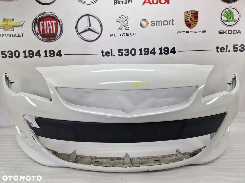 OPEL ASTRA J IV LIFT 12- ZDERZAK PRZEDNI PRZÓD BEZ PDC I SPRYSKÓW , NR 13368660 , NR AUKCJI NZ1250 - 1