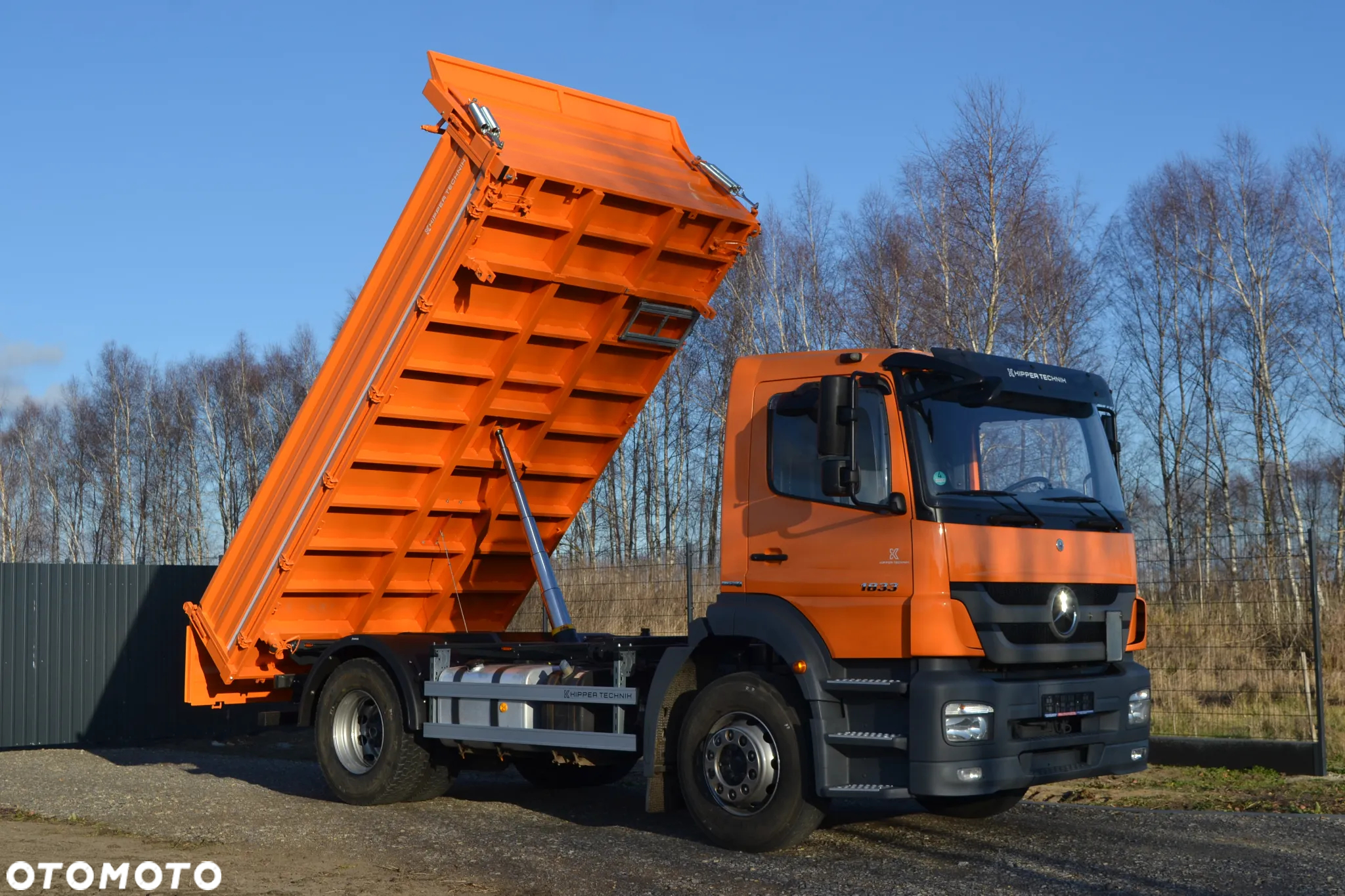 Mercedes-Benz Axor 1833 Nowy 3-stronny WYWROT Kiper WYWROTKA Antos 1829 Blokada mostu MANUAL Klima - 4