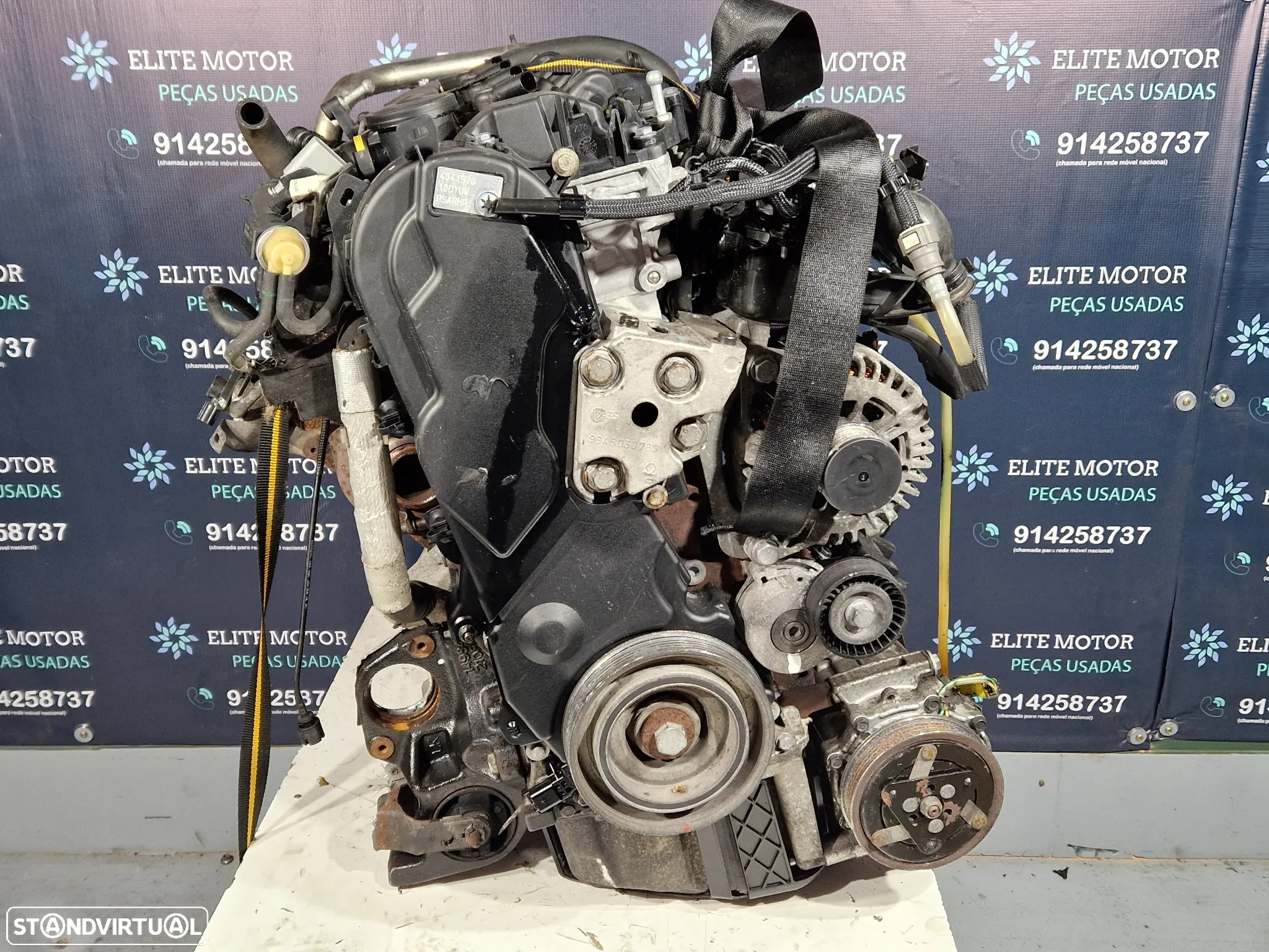 Motor usado RHR CITROEN C5 2.0 HDI 136CV C8 PEUGEOT 407 - 5