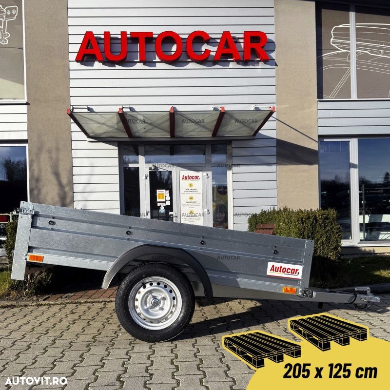 Autocar Remorca Autocar A210 fara sistem de franare cu o singura axa 750kg - 2