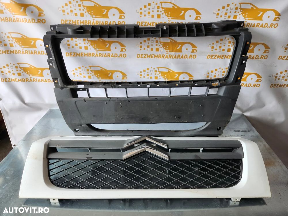 Ornament Grila Fata Completa Radiator Citroen Jumper An 2006-2007-2008-2009-2010-2011-2012-2013-201 - 1