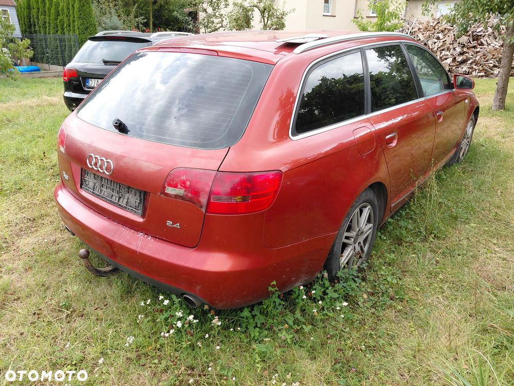 części Audi A6 C6 kombi 2.4 benzyna 2005r silnik skrzynia maska klapa drzwi LZ3G - 7