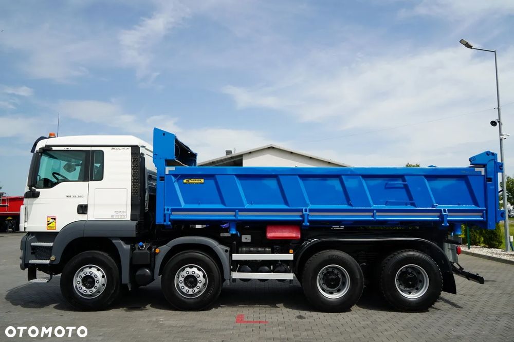 MAN TGS 35.360 / 8X4 / WYWROTKA 2 STRONNA / HYDROBURTA / GARNIER / AUTOMAT - 15
