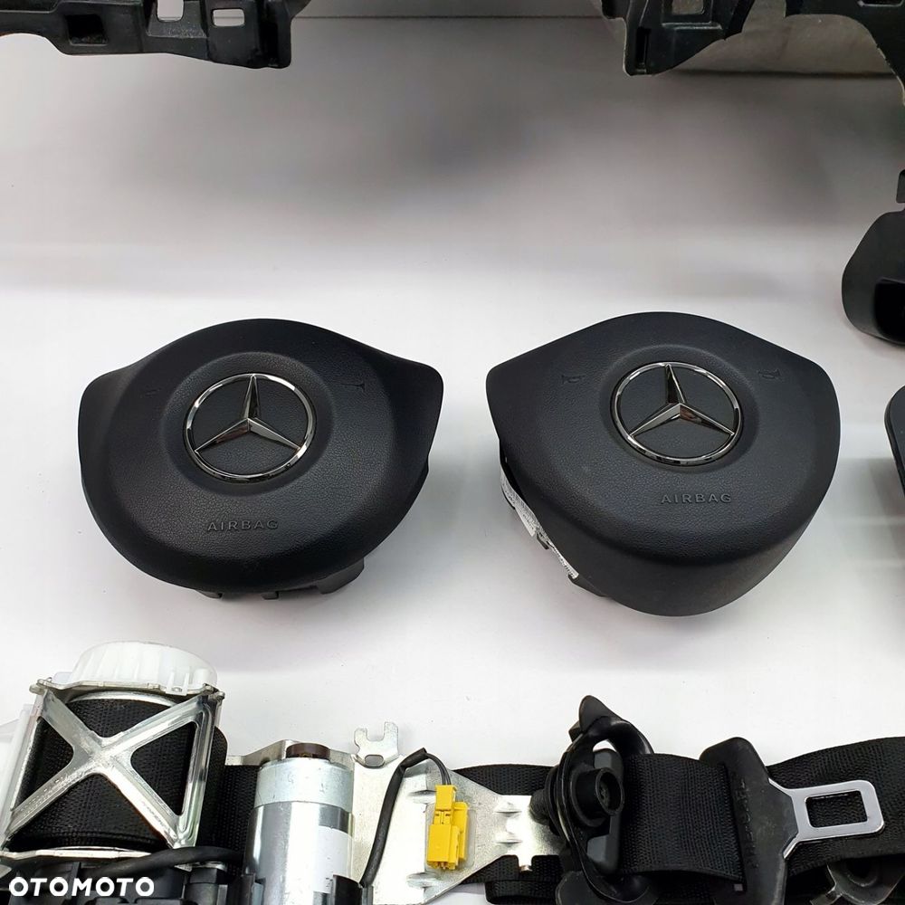 MERCEDES GLS X166 DESKA ROZDZIELCZA KONSOLA KOKPIT PULPIT PODUSZKI AIRBAG AIR BAG PASY KIT SET - 5