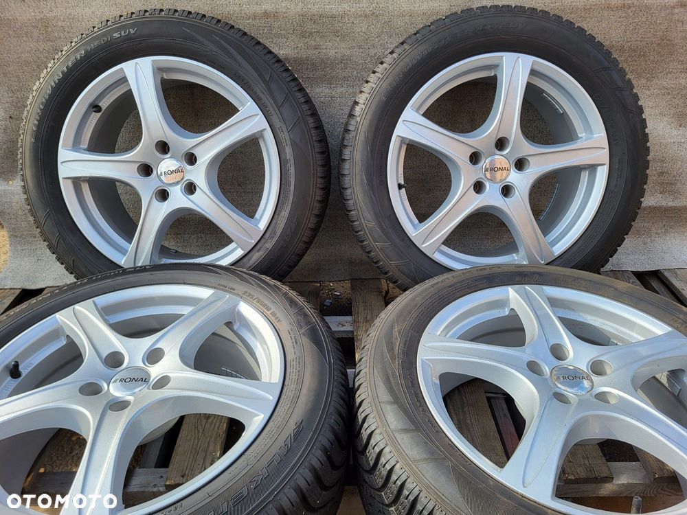 [K387] Koła zimowe VW 18 Cali 5x112 Falken 235/55/18 8mm ET35 - 2