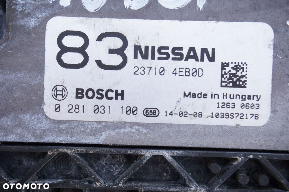 KOMPUTER STEROWNIK SILNIKA 237104EB0D NISSAN QASHQAI II J11 1.6 DCI - 2