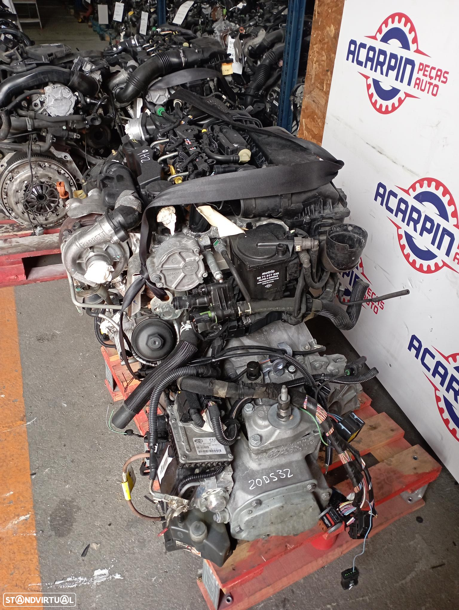 Motor Citroen C3/C4/Berlingo/Peugeot 207/307/Partner 1.6 Hdi Ref: 9HZ - 3