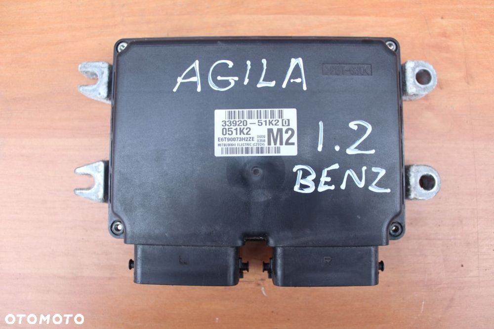 STEROWNIK KOMPUTER SILNIKA OPEL AGILA B 1.2 16V 33920-51K20 - 1