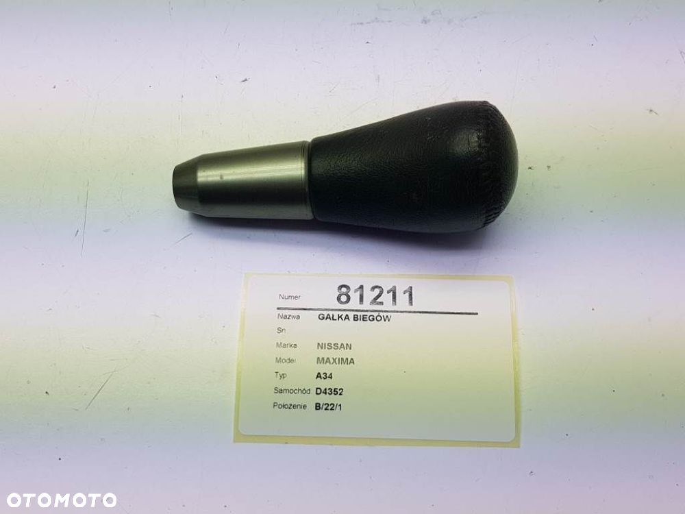 GAŁKA BIEGÓW NISSAN MAXIMA A34 VI AUTOMAT EU 2005 - 5