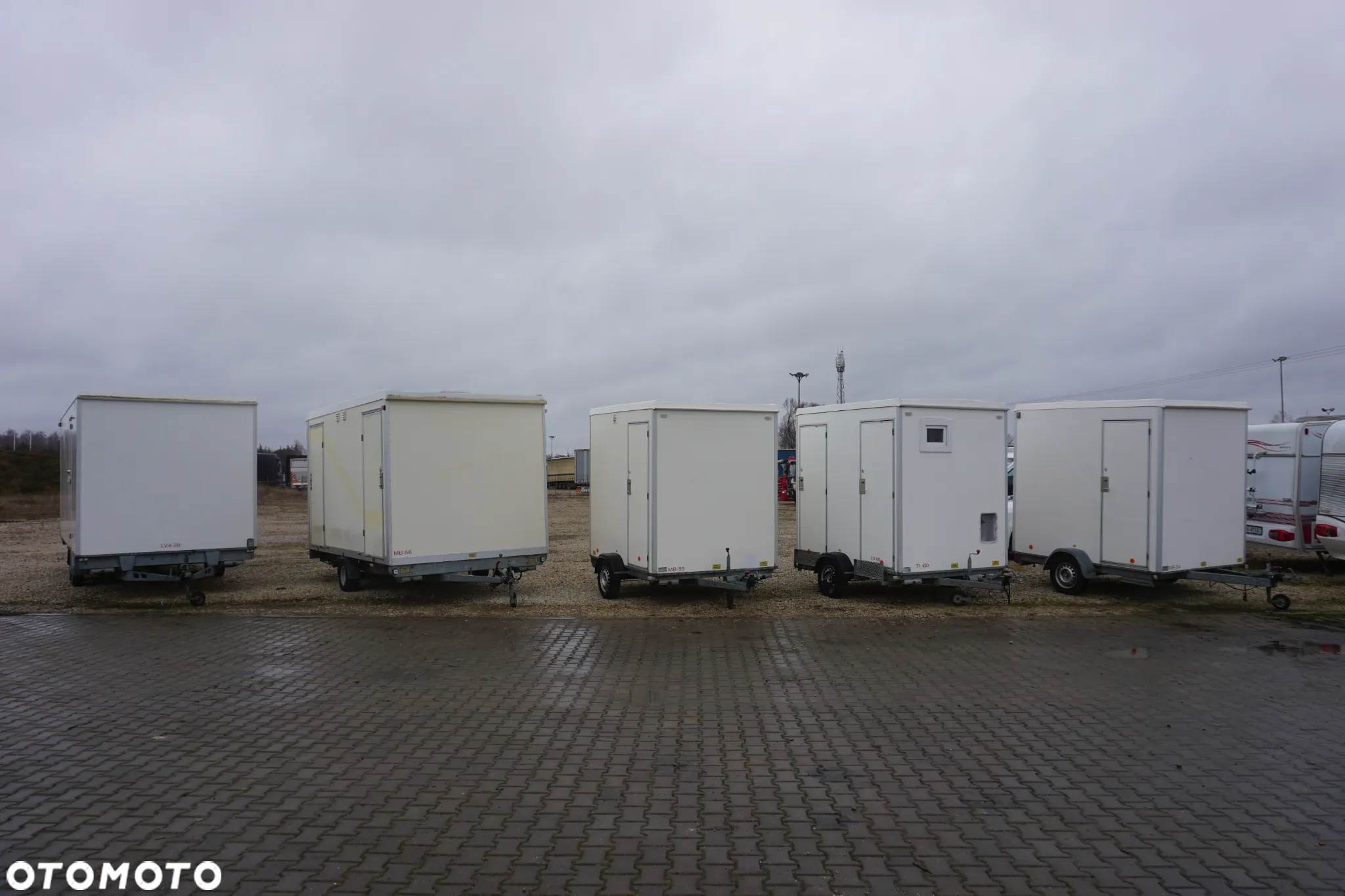 Inny Scanvogn Przyczepa socjalna Łazienka (Toaleta + prysznic) 240x230 750kg - 2