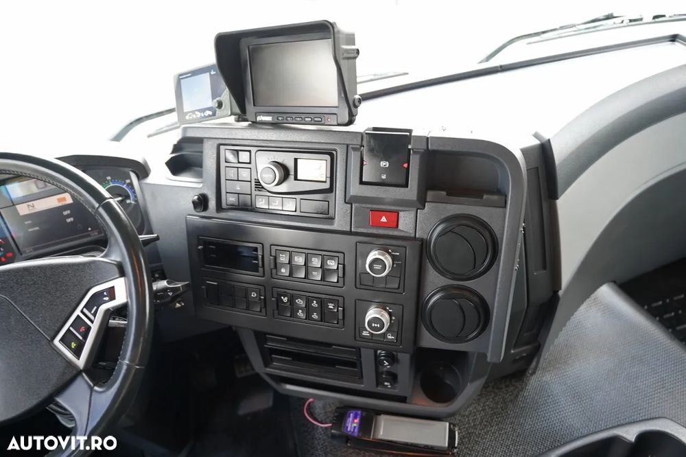 Renault C 430 / 6x4 / 6.5 M LIVRARE + EXTENSIE PALFINGER PK 18 002-EH C / 12.5 M / RADIOCOMANDĂ / ROTATOARE / FURCĂ PENTRU PALEȚI - 31