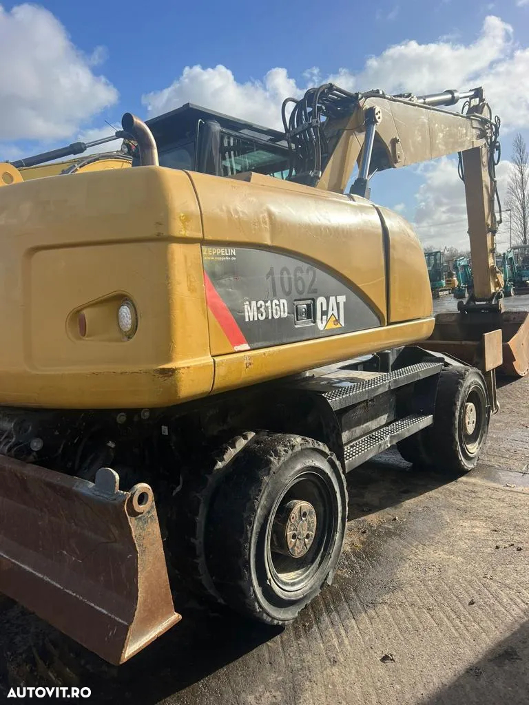 Caterpillar CAT M 316 D Excavator pe roți - 5