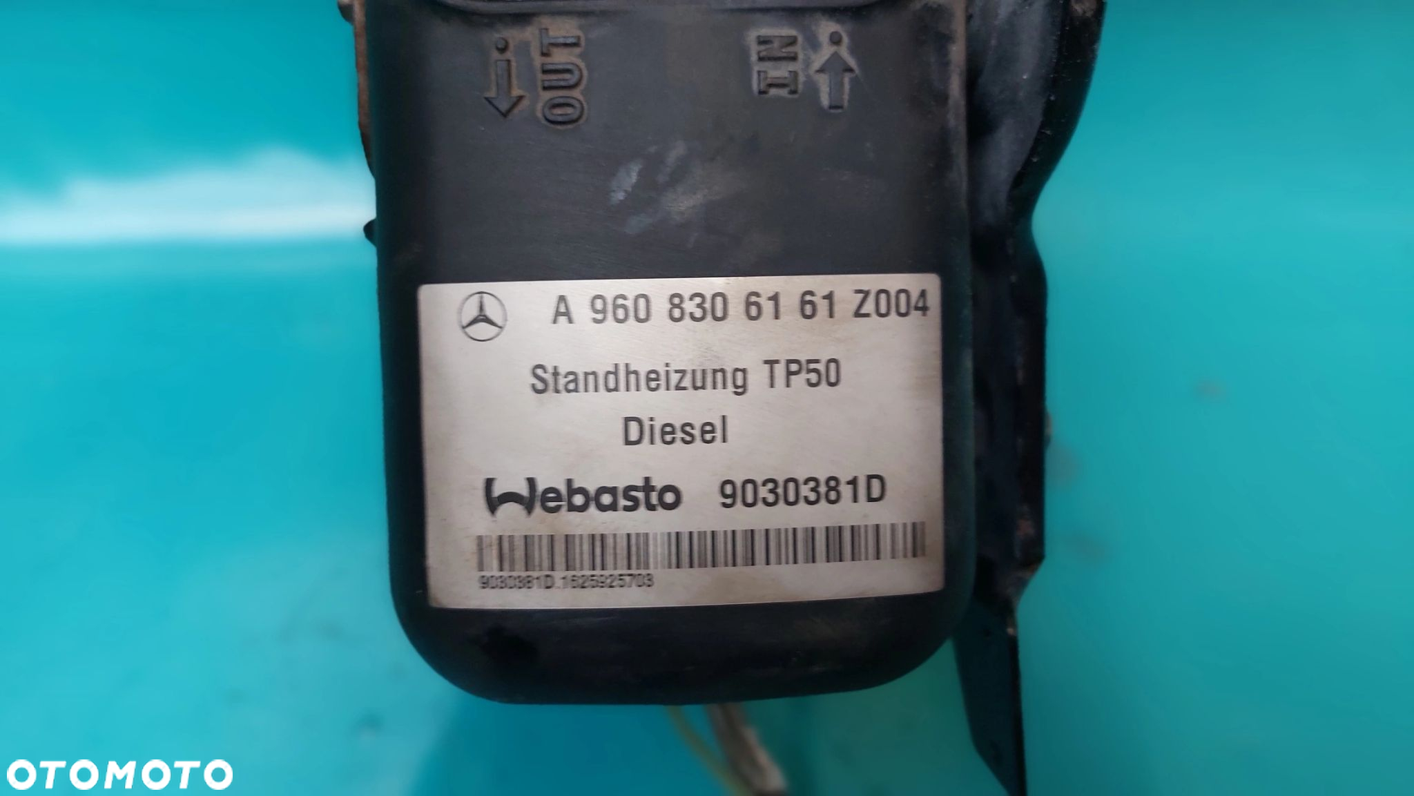 MERCEDES ACTROS MP4 KOCIOŁEK WEBASTO TP50 - 2