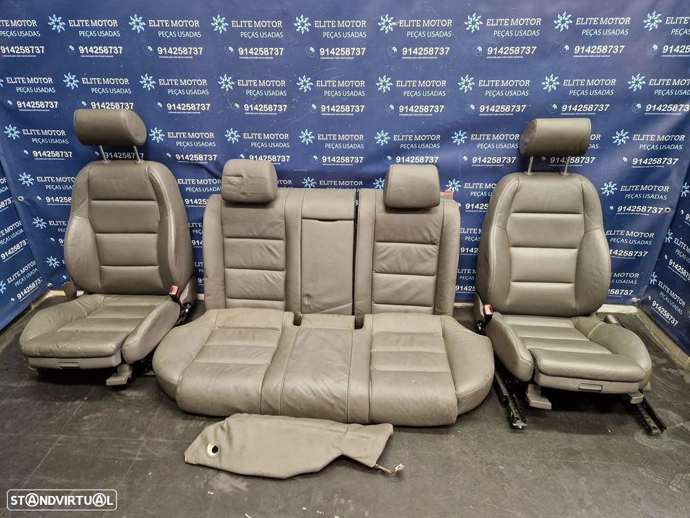 Jogo de bancos usados AUDI A4 B6 S-LINE PELE AQUECIDOS - 3