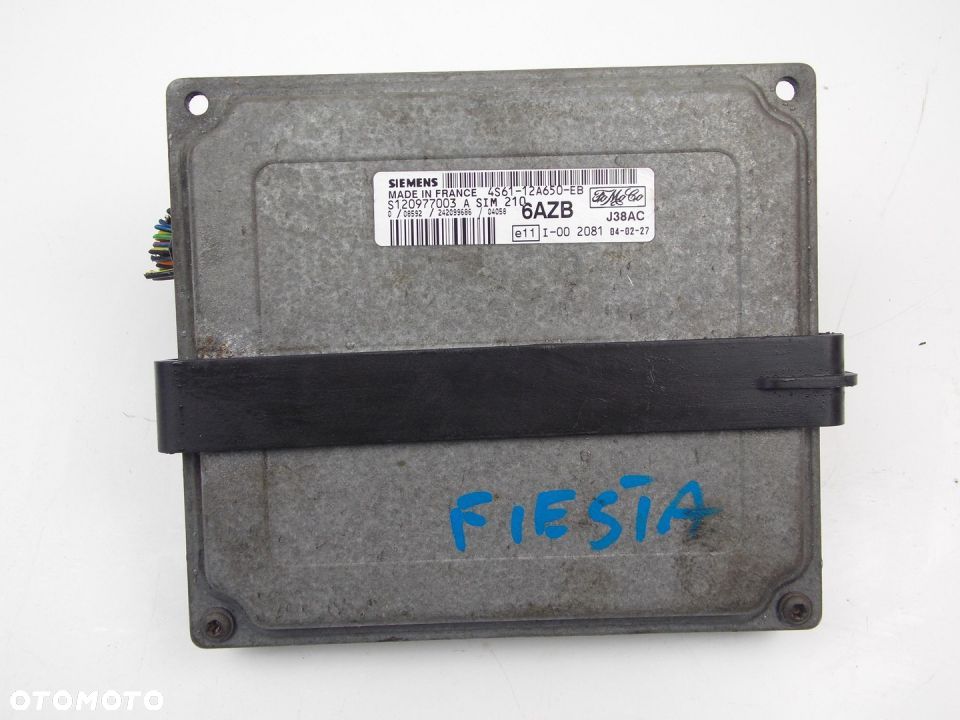 KOMPUTER FIESTA MK6 1.4 16V 4S61-12A650-EB - 2