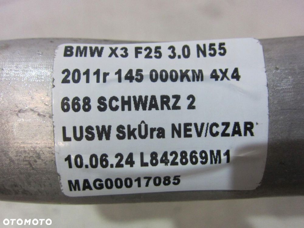 BMW X3 F25 F26 N55 3.0 PRZEWÓD WODNY DOPŁYWOWY 7617502 11537617502 - 8