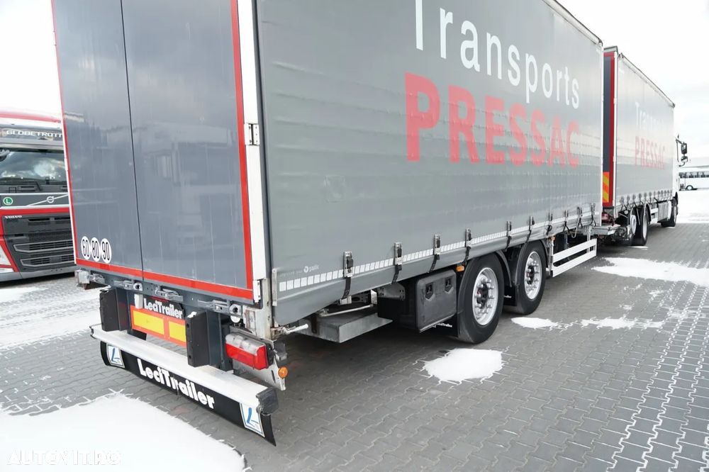 DAF XF 480 / COMBINAȚIE TANDEM / 120 M3 / DRIVE-THROUGH / PUNTE RIDICATĂ / PUNTE DE DIRECȚIE / PLATĂ PENTRU ȘI ȘI PLĂȚI / DHOLLANDIA LIFT / I-PARK COOL / + LECITRAILER / PUNȚI SAF - 12