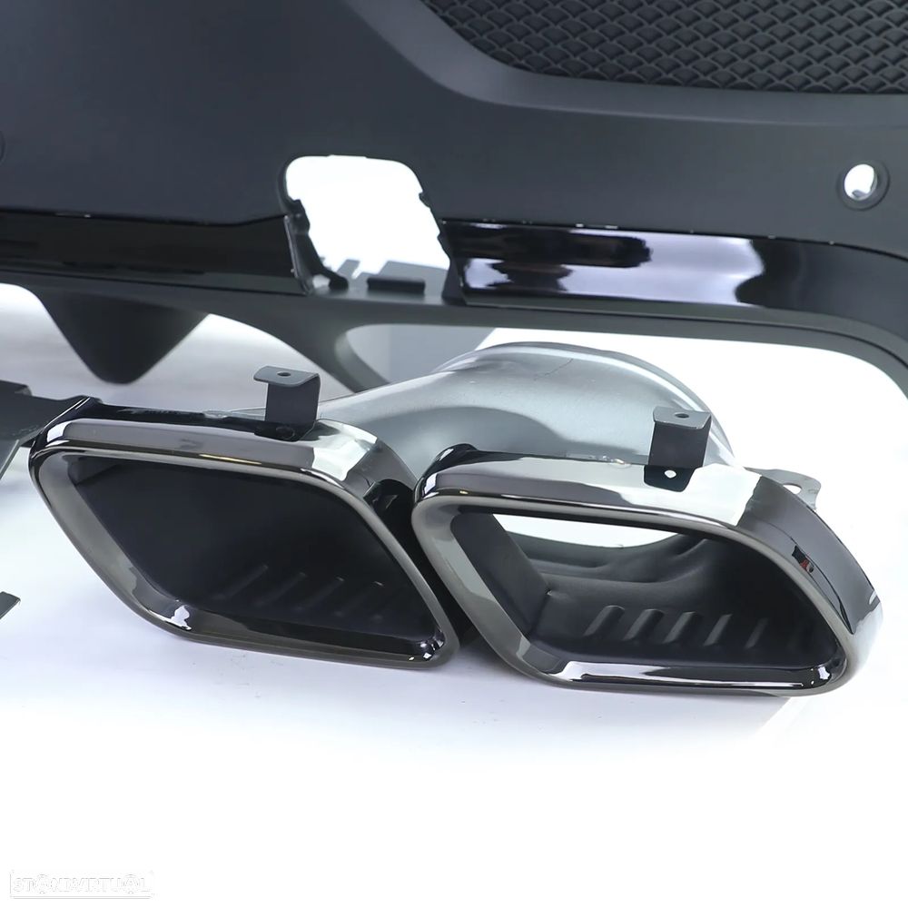 Difusor com Ponteiras Mercedes GLE C167 (2019 em diante) Look 63 - 2