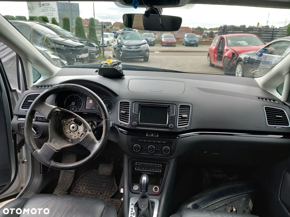 VW SHARAN 7N KONSOLA DESKA ROZDZIELCZA KOKPIT AIRBAG PASY KOMPLET - 1