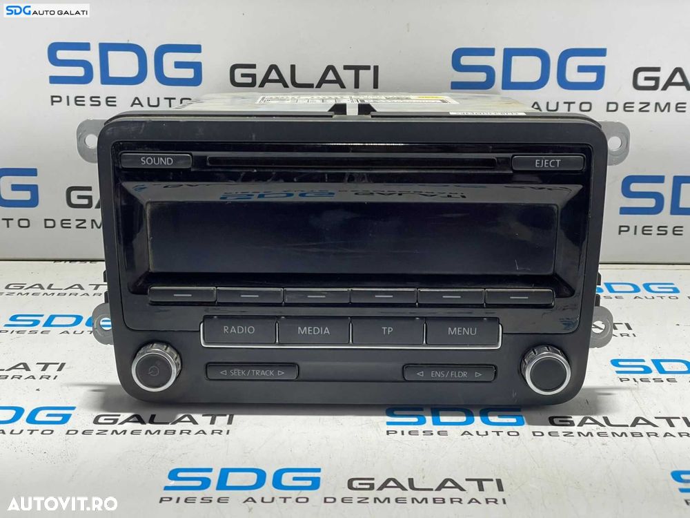 Unitate Radio CD Player RCD 310 Volkswagen Touran 1T3 2010 - 2015 Cod 1K0035186AP [L3079] - 1