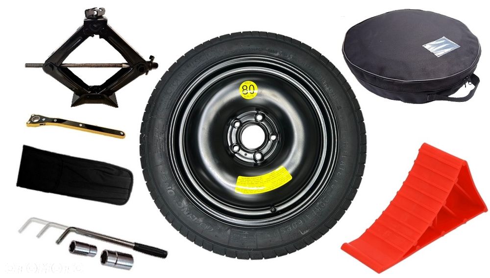 Koło dojazdowe 17 do DACIA BIGSTER (2025-obecnie) 135/80R17 NOWE + ZESTAW - 11