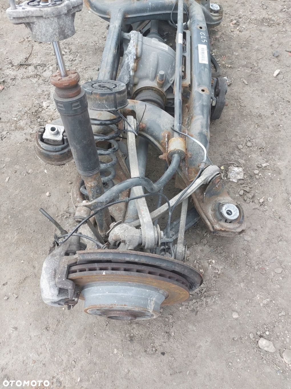 SANKI TYL ZAWIESZENIE MERCEDES CLS W218 KOMPLETNE PIASTA POLOS DYFER WAHACZ - 4