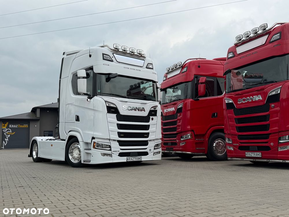 Scania 580S scania z Niemiec v8 mega low deck idealny stan 2021 pełna opcja bez egr - 5
