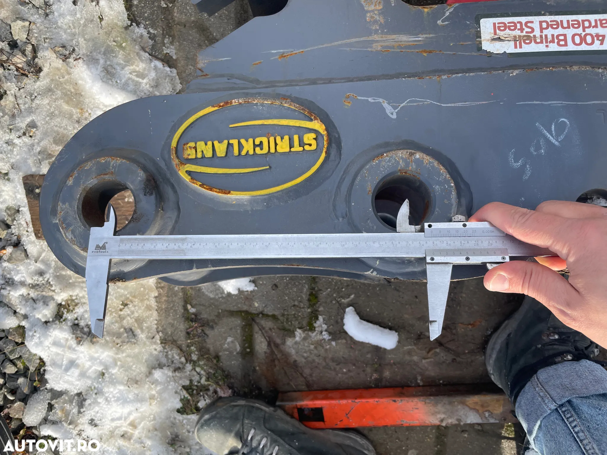 Sistem Strickland Rapid Automat De Prindere Cupe Pentru Excavatoare cu bolt de 45mm - 6