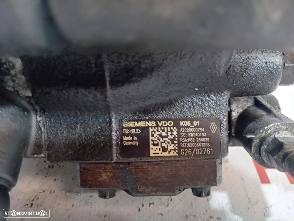 Bomba de Pressão Renault Megane II 1.5 DCI 105 CV 8200663258 Original - 4