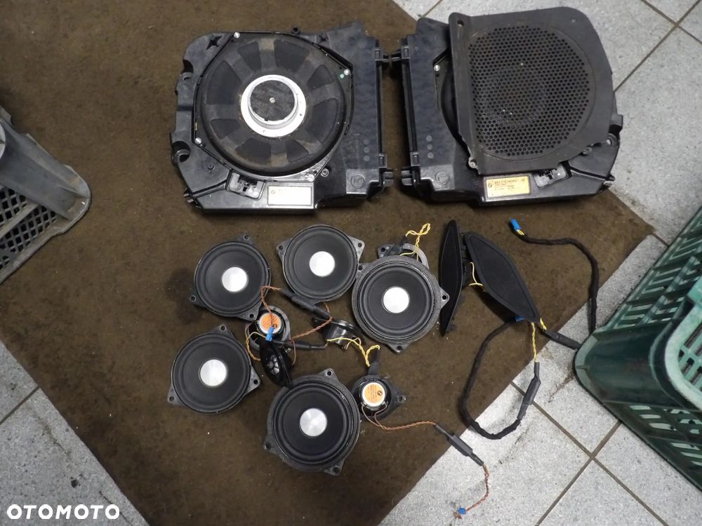 BMW - F12 - KOMPLET GŁOŚNIKÓW - DEMONTAŻ - ORYGINAŁ - 9169688  9169687  9226357  9169690  9169693  9184795 - 1