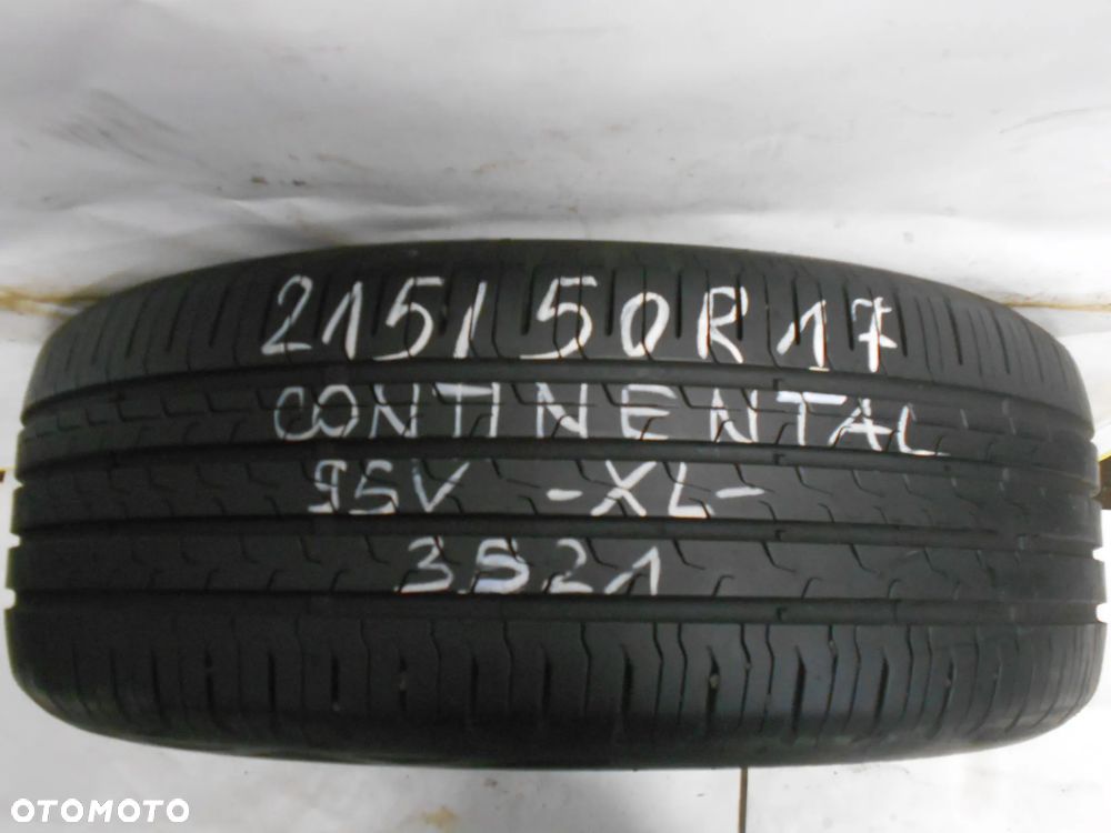 OPONA POJEDYNKA 215/50R17 CONTINENTAL ECO CONTACT 6 XL DOT 3521 6.8MM - 1