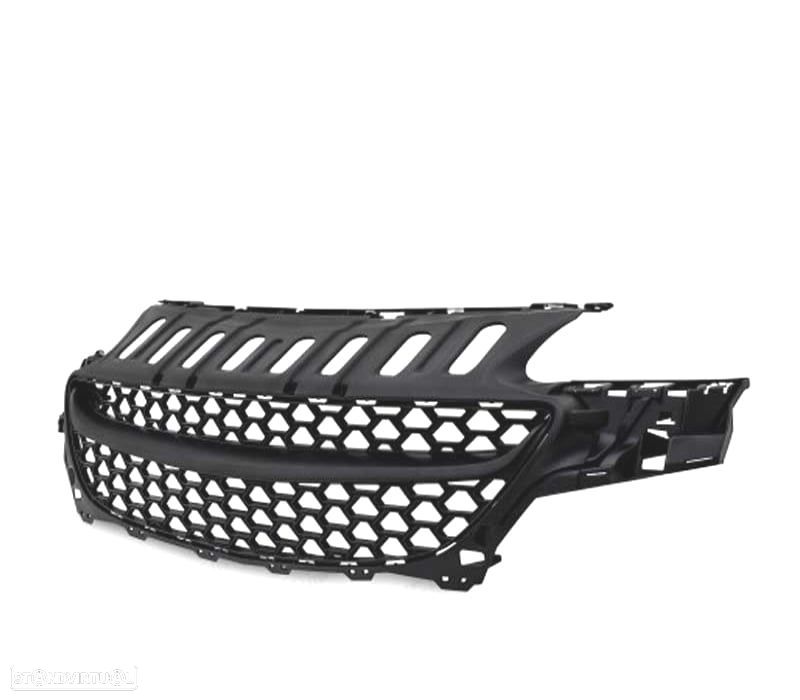 GRELHA FRONTAL DESPORTIVA PARA OPEL CORSA E 14-19 MATT BLACK EDITTION - 3
