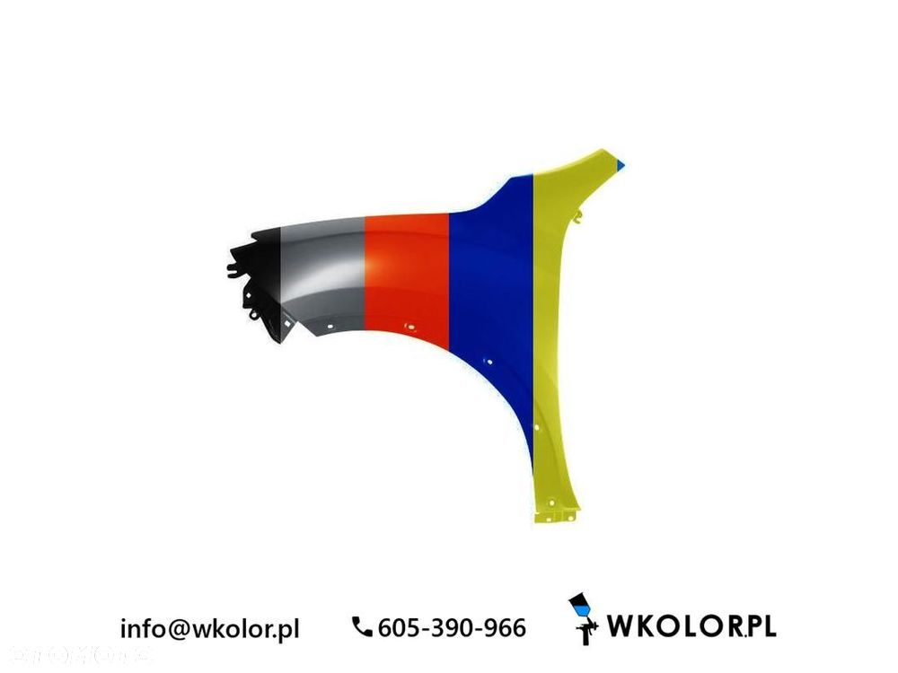 NOWY BŁOTNIK NISSAN JUKE 2010-2019 LAKIEROWANY W KOLOR - 1