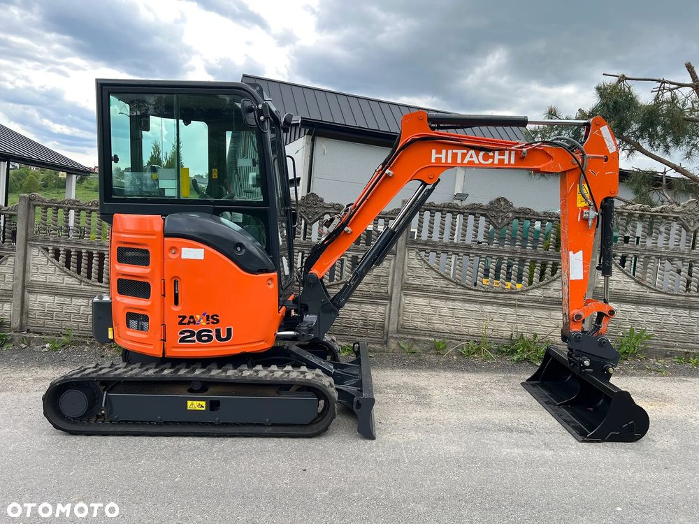 Hitachi ZAXIS 26U | Minikoparka | HITACHI ZX26 U | 3 Tony | Zerowy Obrys | Szybkozłącze Hydrauliczne | Stan IDEALNY | Mini Koparka | - 3