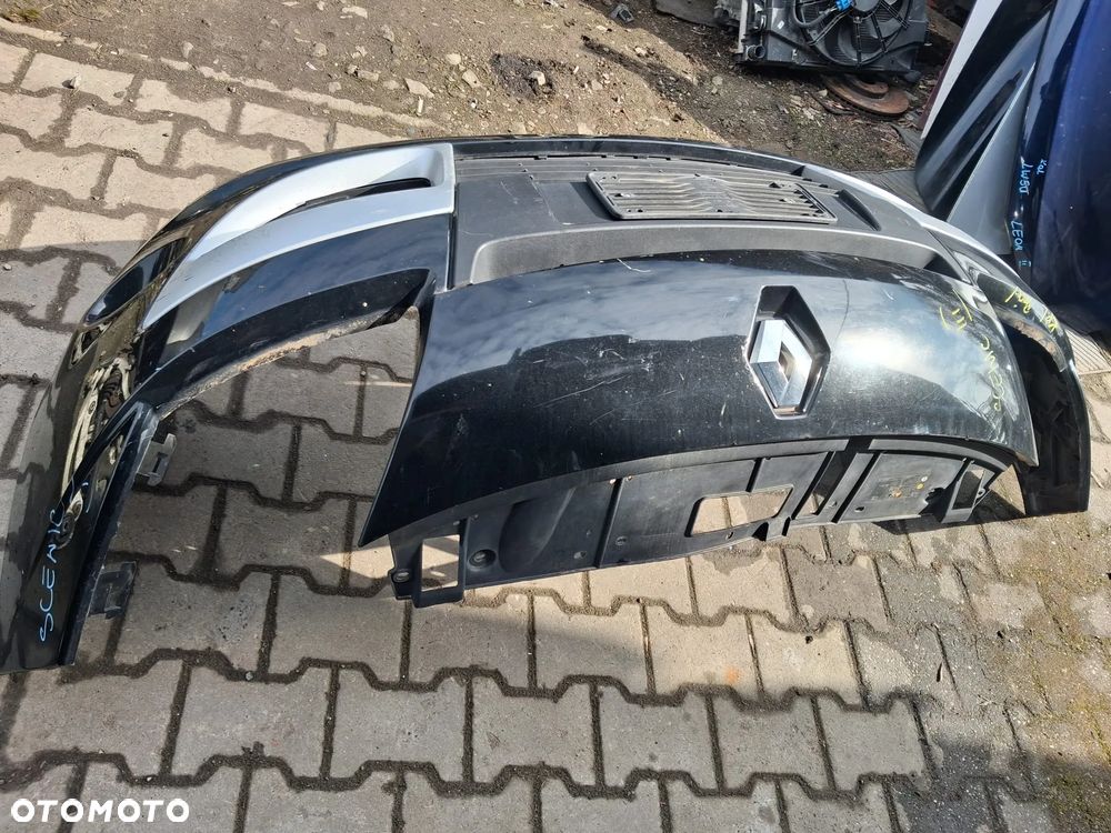 Zderzak przód RENAULT SCENIC III czarny OE - 5