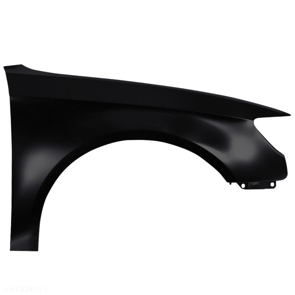 BLU Błotnik Audi A6 C7 LY9T Prawy Czarny 2011-2018 przód MythosSchwarz - 2