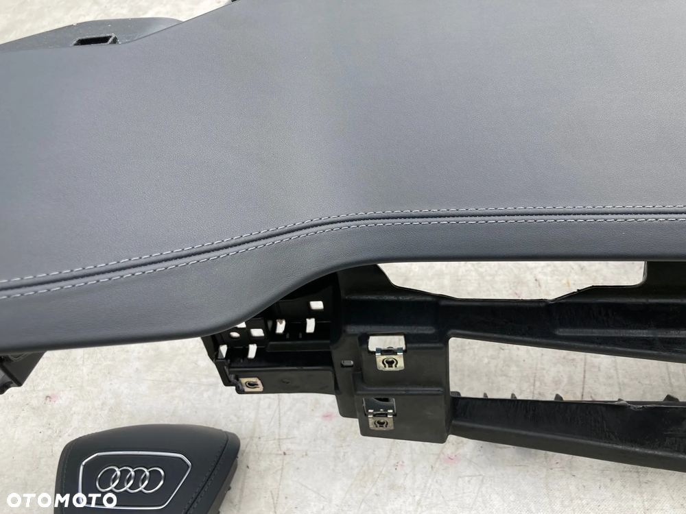 AUDI A6 S6 RS6 C8 A7 S7 RS7 4K DESKA KONSOLA KOKPIT PULPIT PÓŁKA PARAPET PODUSZKI POWIETRZNE AIRBAG KURTYNY KURTYNA PASY PAS BEZPIECZEŃSTWA Oryginał SKÓRA Okazja - 10