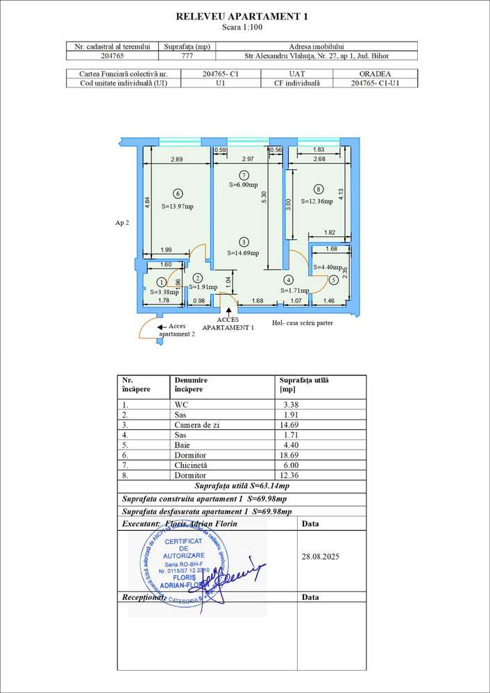 Apartamente 3 camere finisat  ,central Charm Residence! - Imagine principală: 3/10