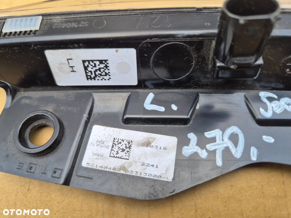 Fiat 500e kierunkowskaz lewy boczny.500 elektryk. - 3