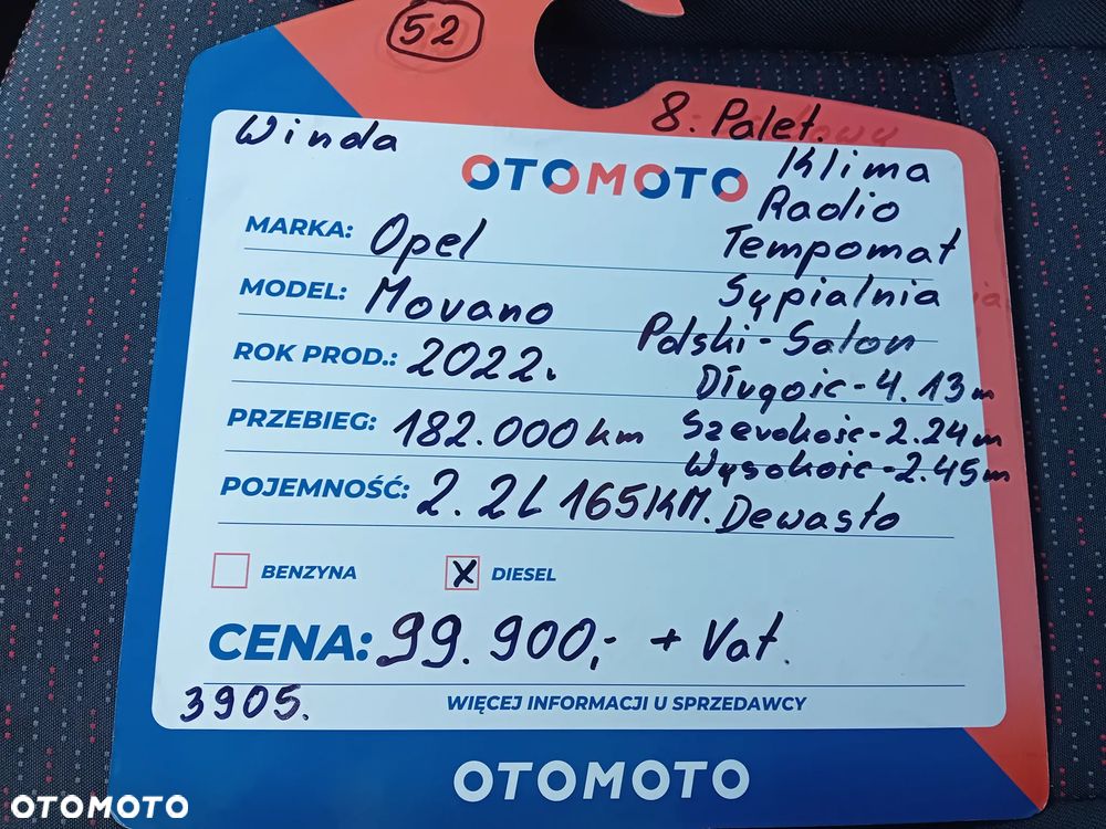 Opel Movano Winda Firana - 28