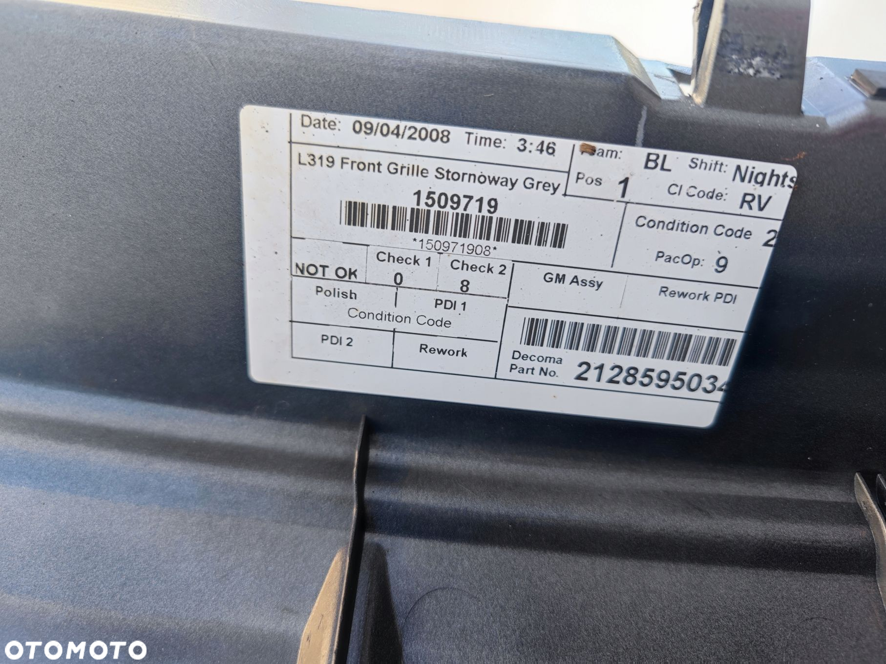 GRILL ATRAPA PRZÓD LAND ROVER DISCOVERY III DHB000274 - 4